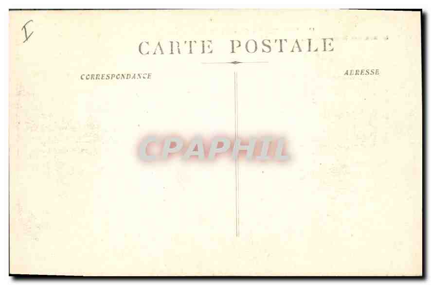 CPA Marseille Cours du Chapitre et les Reformes — Rückseite
