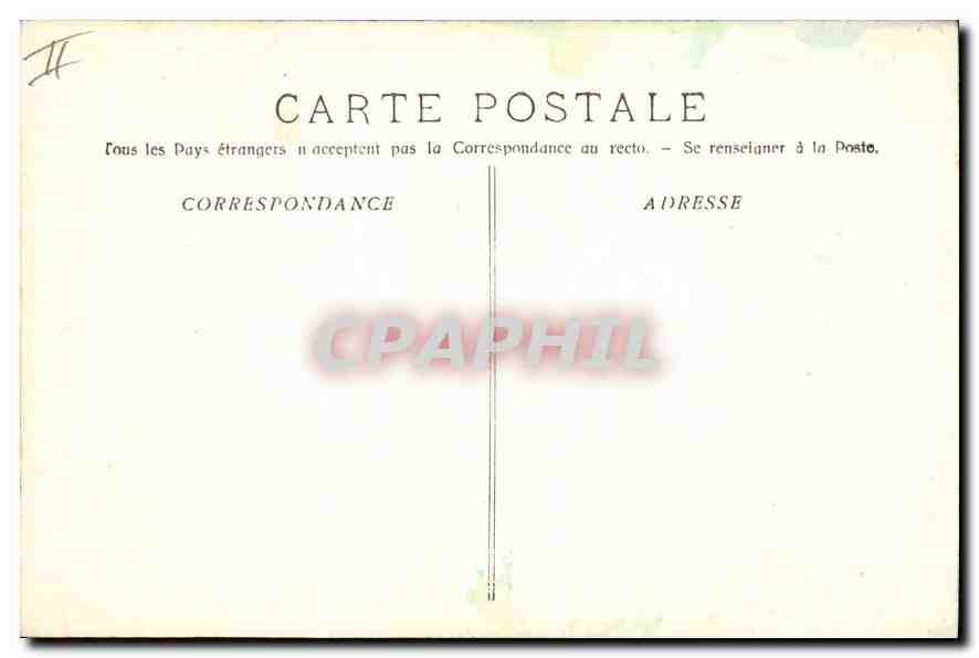 CPA Marseille Le Cours du Chapitre et les Reformes — Rückseite