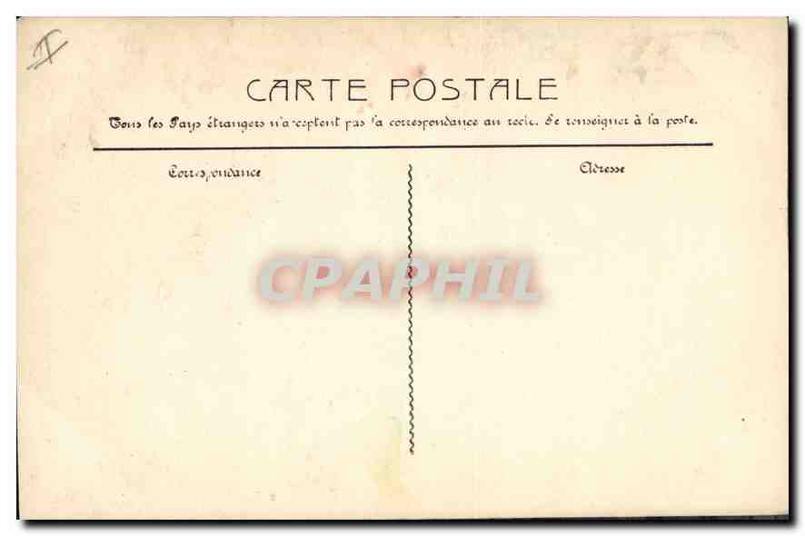 CPA Marseille Monument des Mobiles et les Reformes — Rückseite
