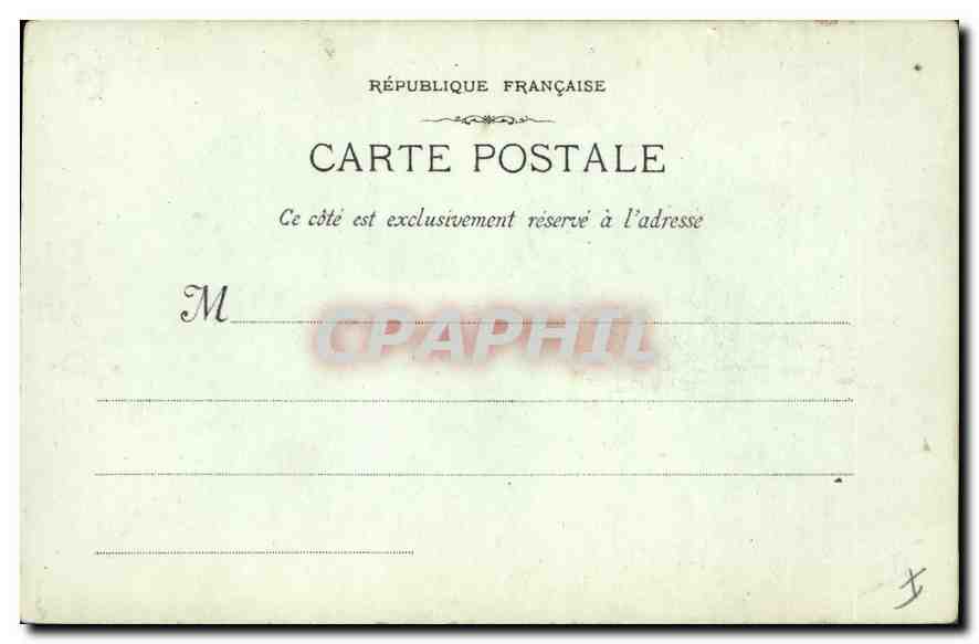 CPA Marseille L'Eglise Saint Vincent de Paul (Les Reformes) — Rückseite