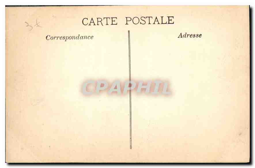CPA Marseille Entree du Vieux Port et le Pont Transbordeur — Verso