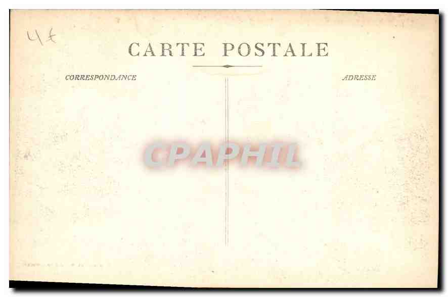 CPA Marseille Perspective du Quai du Port — Rückseite