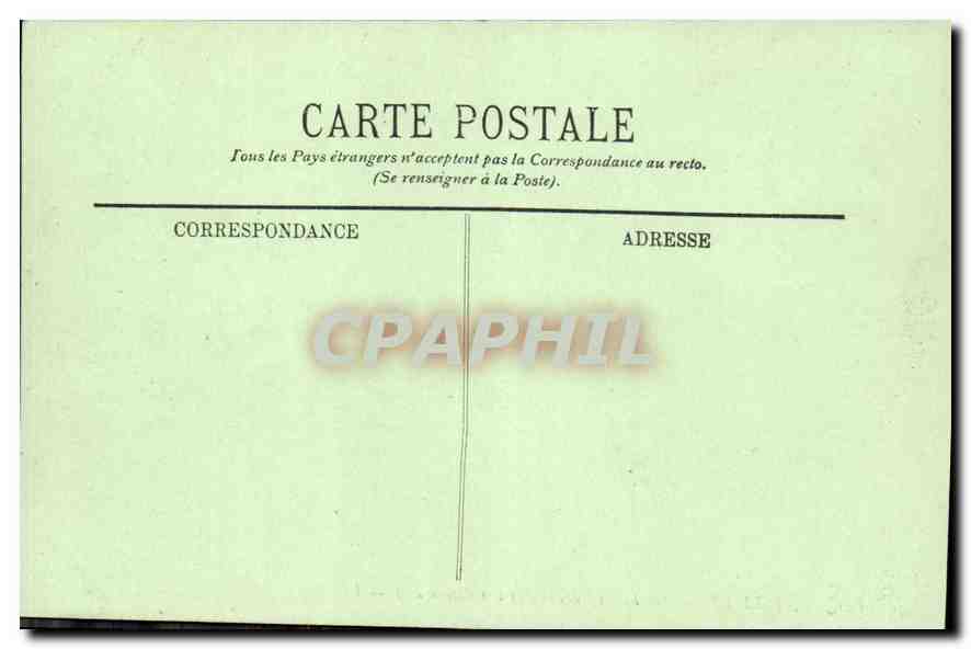 CPA Marseille Les Ilettes Endoume et le Chateau d'If — Rückseite