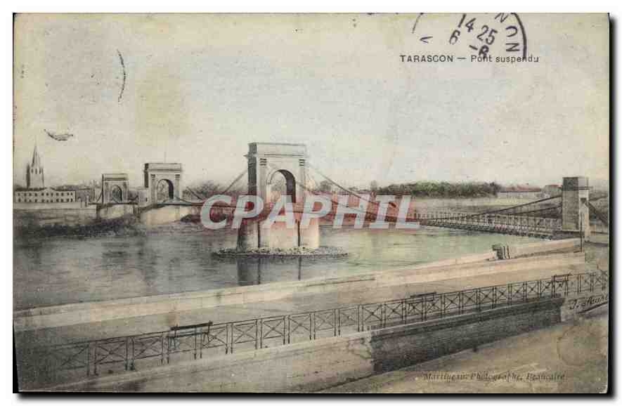 Tarascon — Hängebrücke — Maringue Fotograf, Verleger