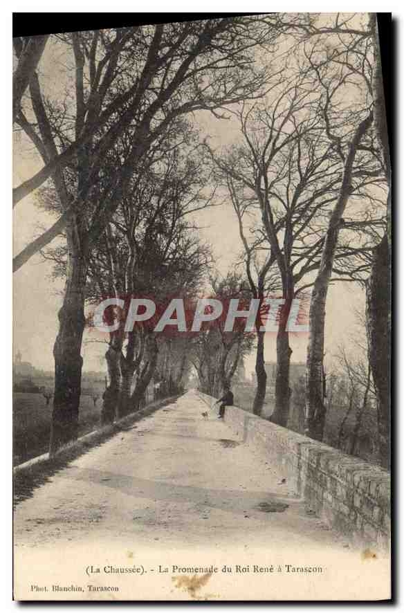 La Chaussée - La Promenade du Roi René à Tarascon — Phot. Blanchin, Tarascon