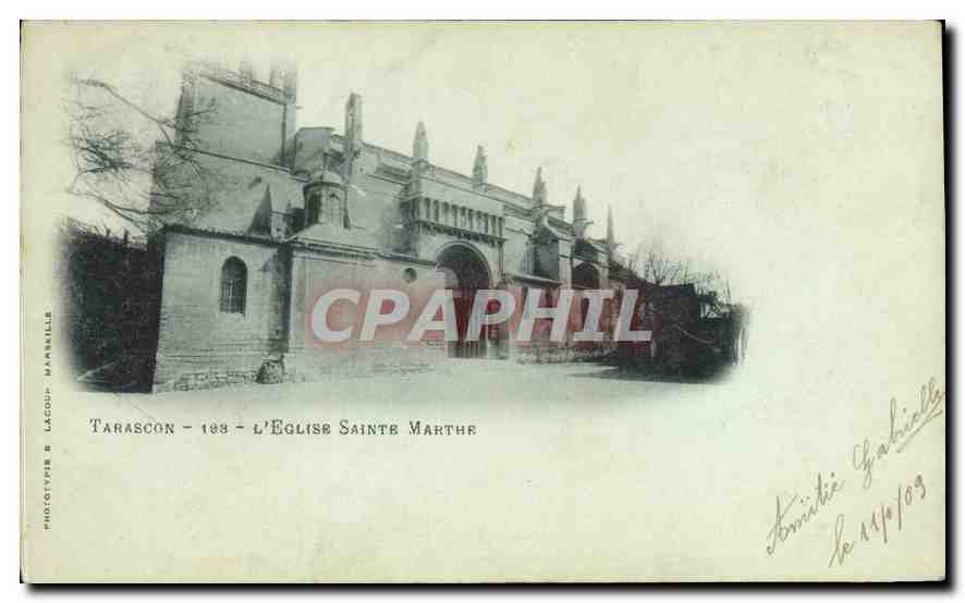 CPA Tarascon L'Eglise Sainte Marthe