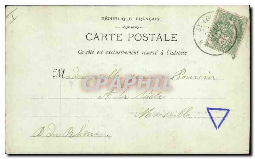 CPA Tarascon L'Eglise Sainte Marthe — Rückseite
