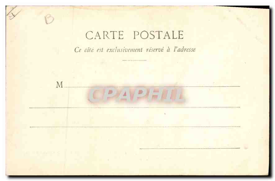 CPA Tarascon Chateau dit du Roi Rene — Verso