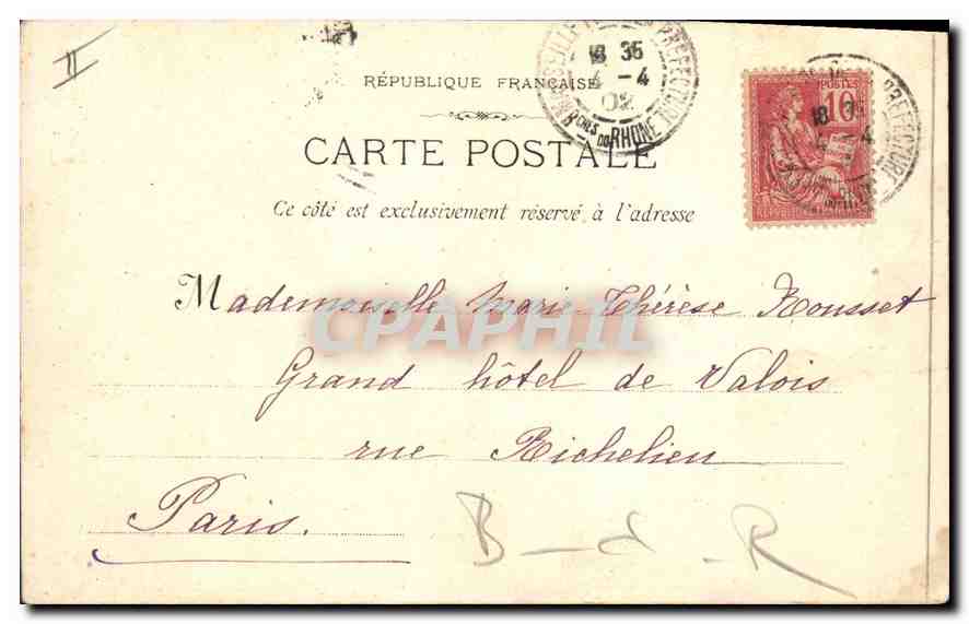 CPA Tarascon L'Eglise Sainte Marthe — Rückseite