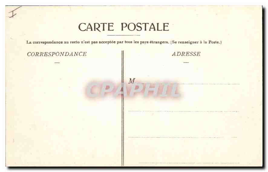 CPA Tarascon Chateau dit du Roi Rene — Back