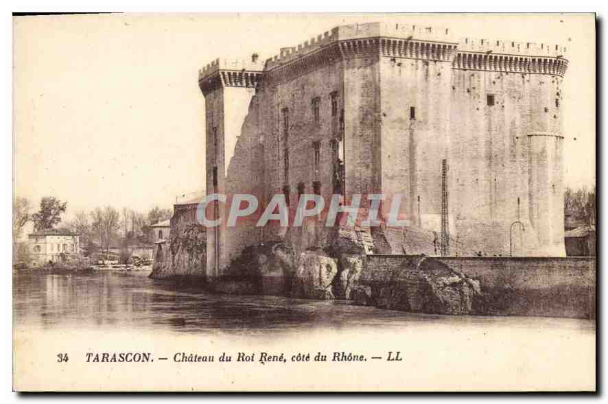 CPA Tarascon Chateau du Roi Rene cote du Rhone