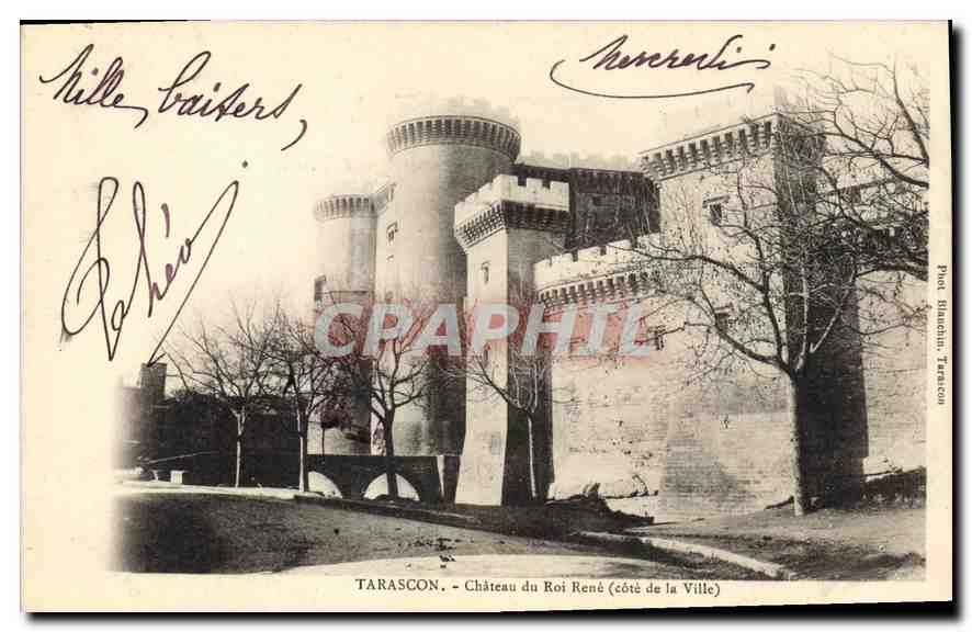 Tarascon - Château du Roi René (côté de la Ville) — Phot. Blumelin Tarascon