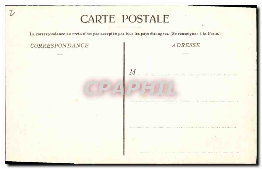 Tarascon — Château dit du Roi René (côte de la Ville) — Phot. Blanchin, Tarascon — Verso