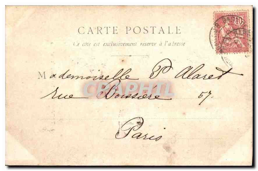 Tarascon — Porte rue St-Antoine — éditeur B. F. Châlon-sur-Saône, n°48 — Rückseite