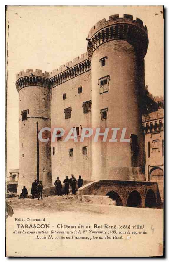Tarascon - Château dit du Roi René (côté ville) — éditeur Cournand, n°4 - Recto