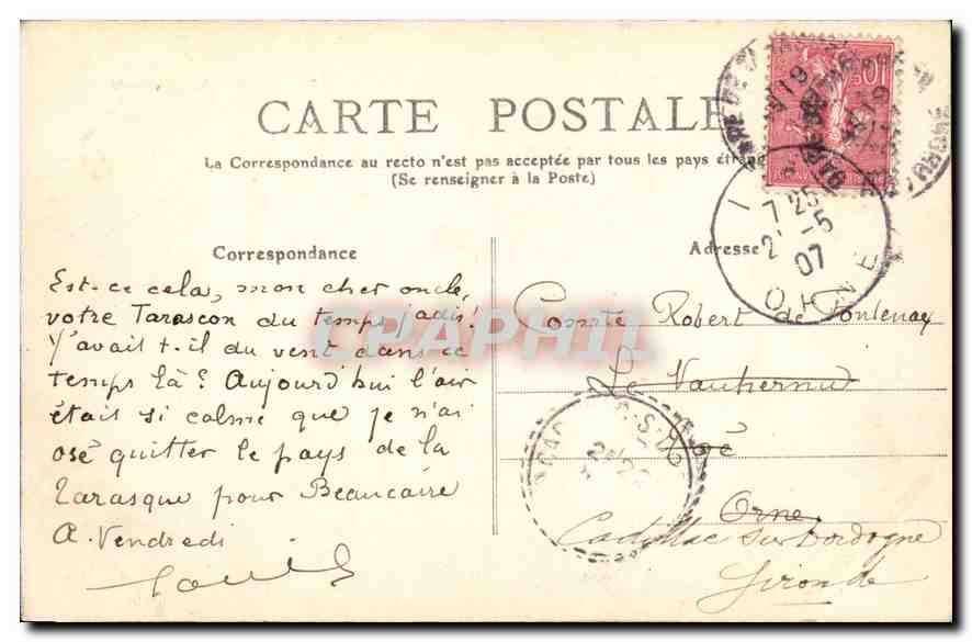 Tarascon — Vue générale — Gaston fils, Éditeur — Reverso