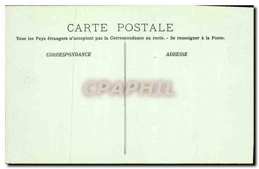 CPA Tarascon Le Chateau du Roi Rene — Rückseite