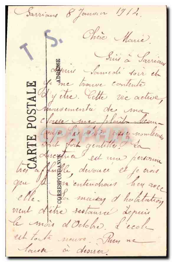 Tarascon — Les Bords du Rhône et Pont du Chemin de Fer — Selecta, n°14 — Verso