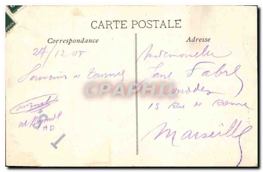 Tarascon — Le Théâtre — Éd. EL. — Verso