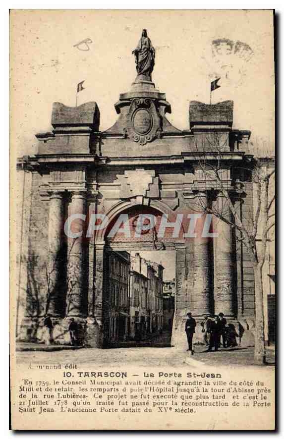 Tarascon — La Porte Saint-Jean — éditeur Curnand, n°10