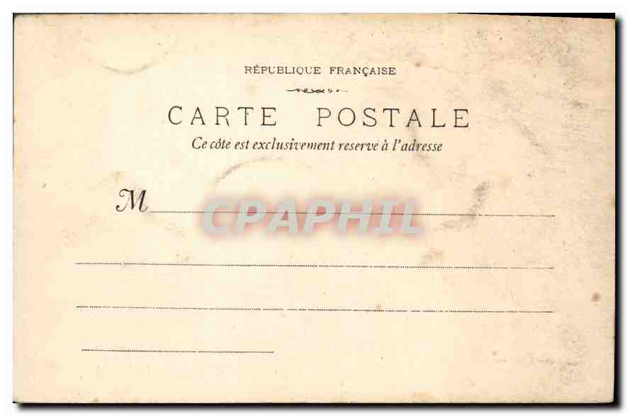 CPA Aix en Provence Cours Sexlius L'Eglise du Faubourg — Rückseite