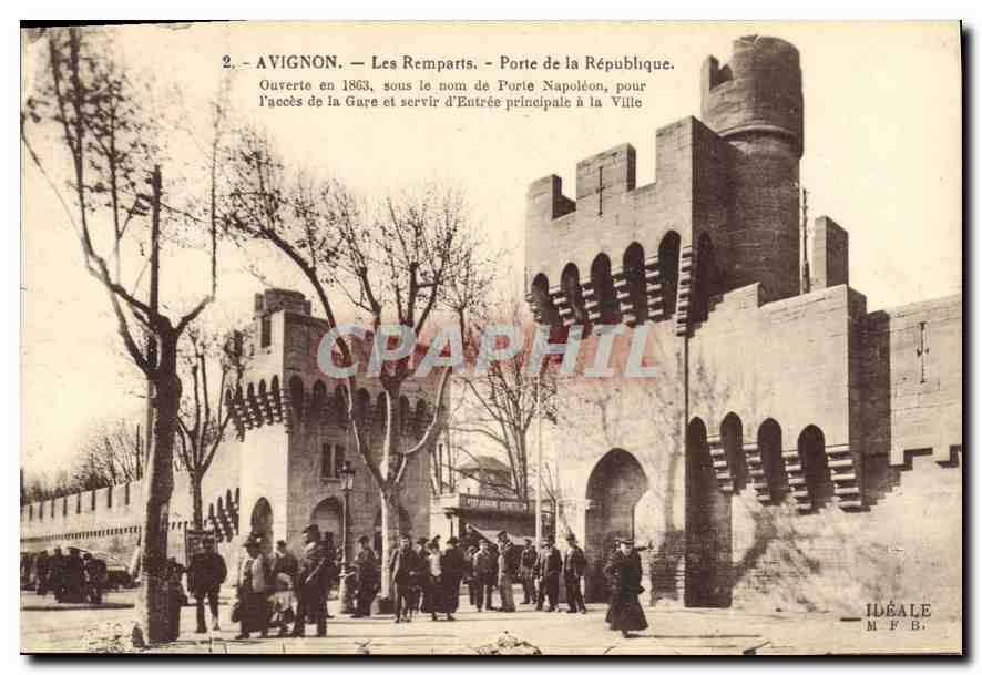 Avignon — Les Remparts — Porte de la République — Édition Artistique ID. ALE