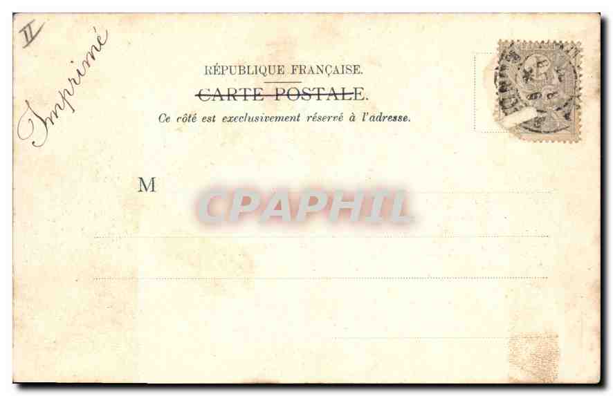 CPA Tarascon (B du R) Le Brave Crillon — Verso