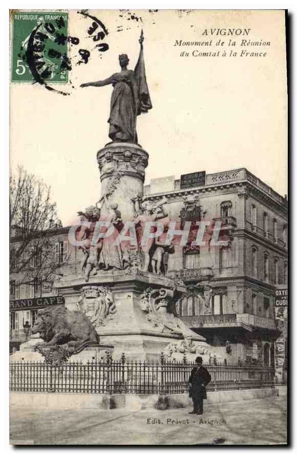 Avignon — Monument du Comtat à la France — Edit. Prévot - Avignon