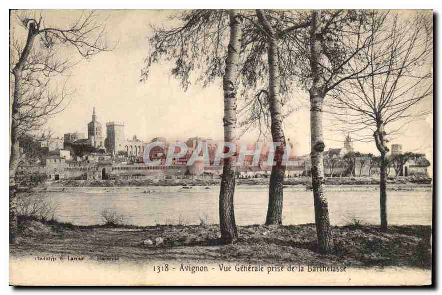 CPA Avignon (Vaucluse) Vue generale Prise de la Barthelasse