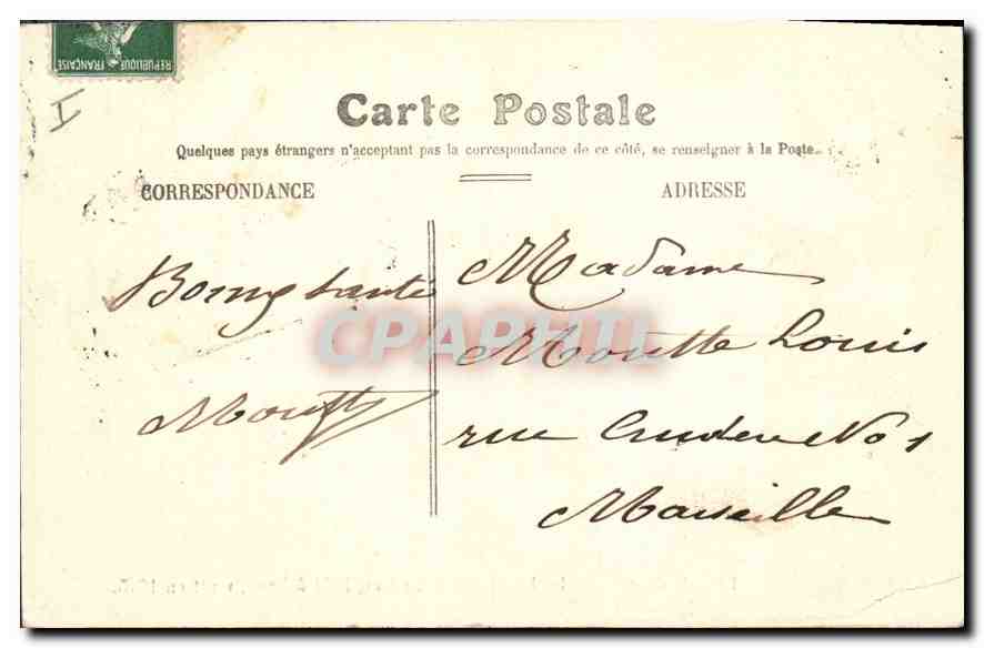 CPA Avignon (Vaucluse) Le Brave Crillou ne en 1541 a Murs — Verso