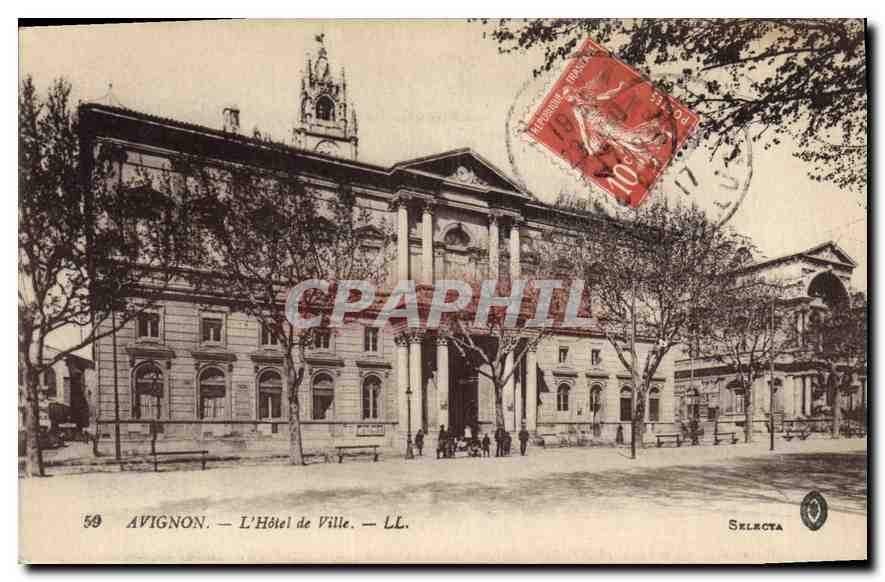CPA Avignon (Vaucluse) L'Hotel de Ville