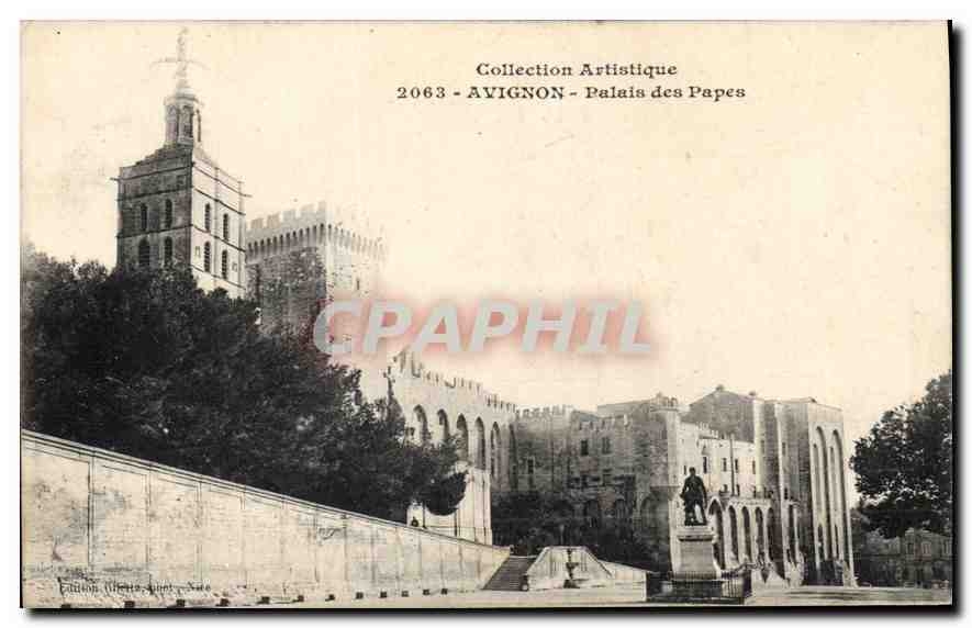 CPA Avignon (Vaucluse) Palais des Papes