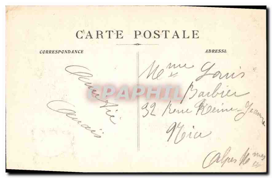 CPA Avignon (Vaucluse) Clocher de Jacquemard Hotel de Ville — Verso