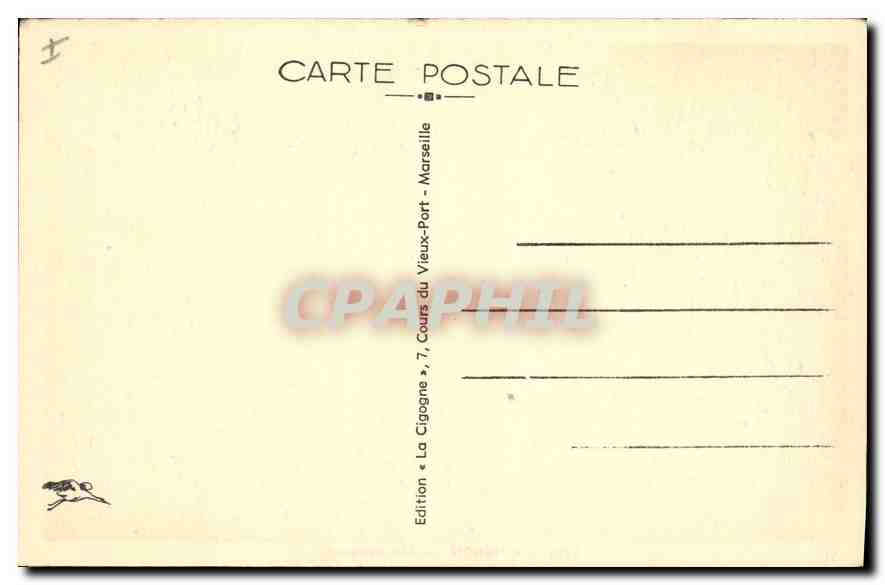 CPA Avignon les Remaprts  — Rückseite