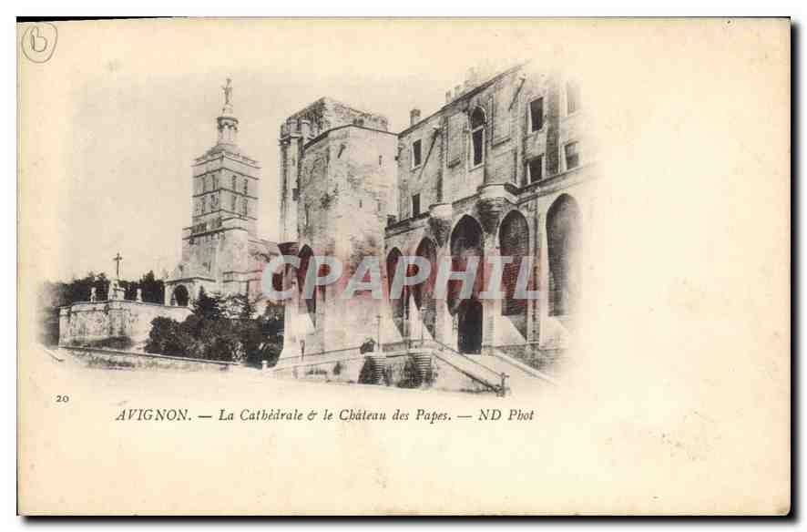 Avignon — La Cathédrale & le Château des Papes — ND Phot