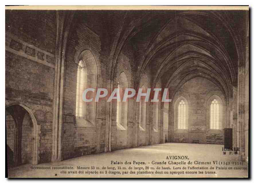 Avignon - Palais des Papes - Grande Chapelle de Clément VI (1342-1352)