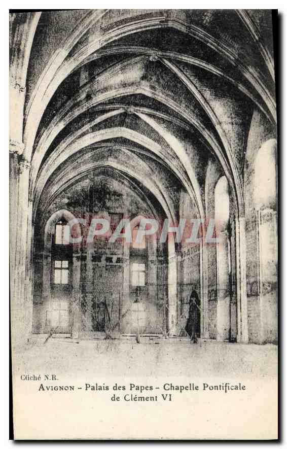 CPA Avignon Palais des Papes Chapelle Pontificale de Clement VI 
