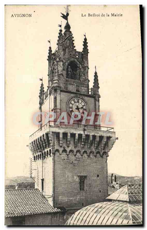 CPA Avignon le Beffroi de la Mairie 