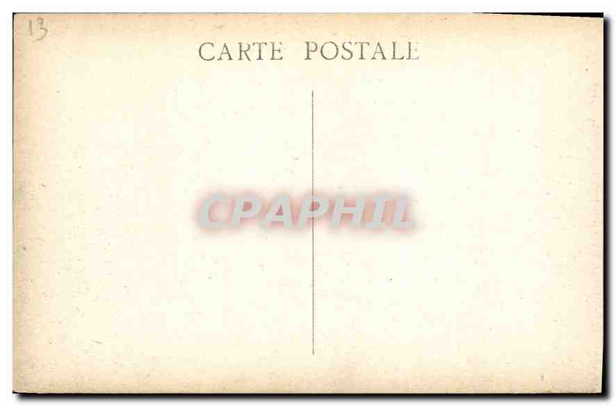 CPA Marseille vue generale sur N d de la Garde  — Rückseite