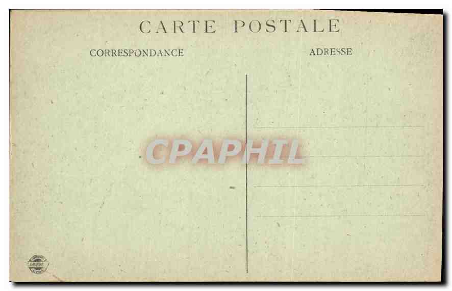 CPA Marseille le palais Longchamp  — Verso