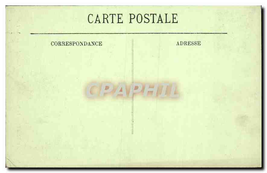 CPA Marseille le Palais de Longchamp l'Escalier  — Rückseite