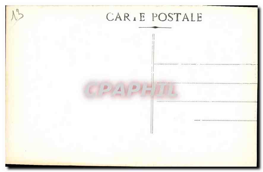 CPA Marseille l'hotel des Postes  — Verso