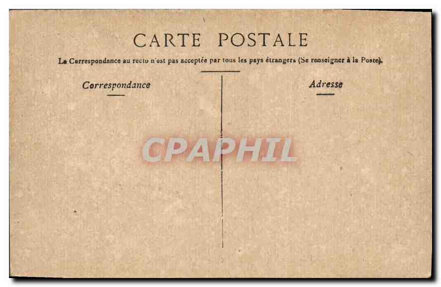 CPA Marseille Eglise des Missions Catholiques  — Verso