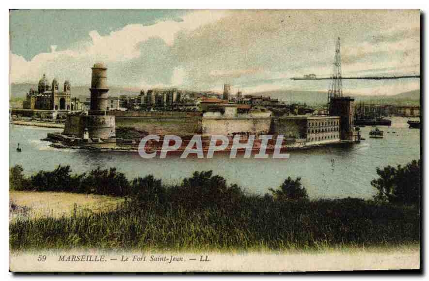 CPA Marseille le Fort Saint Jean 