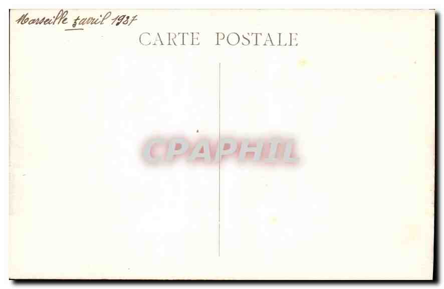 CPA Marseille Monument Aux Heros de la Mer et la Cathedrale  — Verso