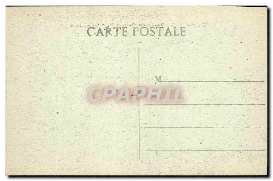 CPA Marseille Sortie du port et Fort Saint Jean  — Rückseite