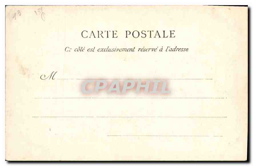 Marseille — Le Fort Saint-Jean — E. L. D. Paris — Rückseite
