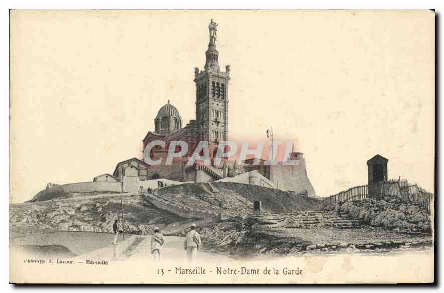 CPA Marseille Notre Dame de la Garde 