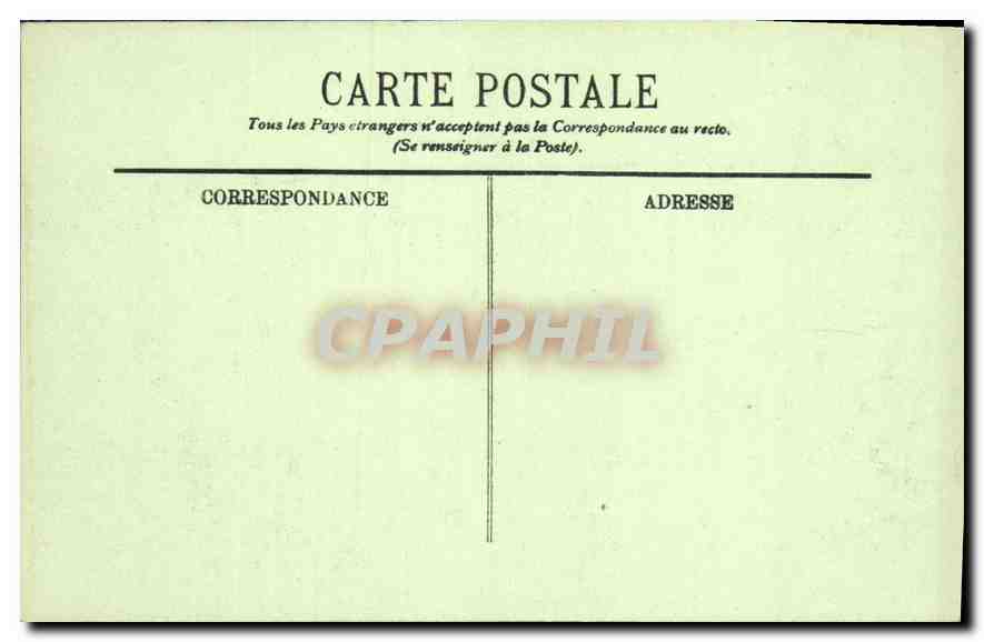 CPA Marseille Notre Dame de la Garde  — Rückseite