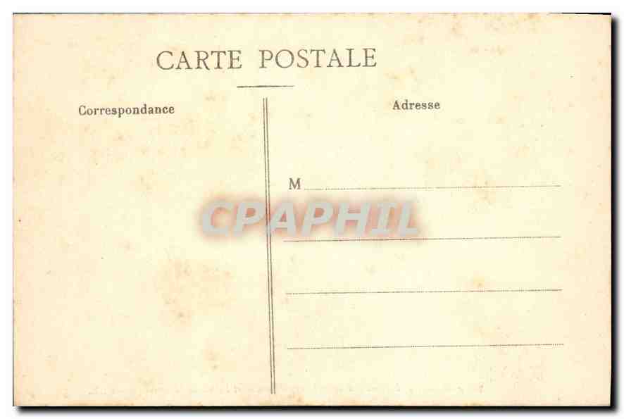 CPA Marseille Pont de la Fausse Monnaie et Rointe de Malmousque  — Verso